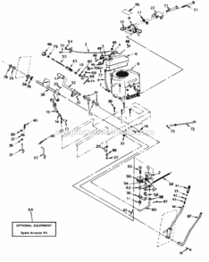 Page E Diagram and Parts List for XEL1122AR  Poulan Lawn Tractor