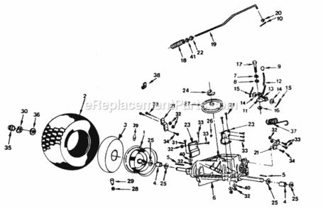 Page G Diagram and Parts List for XEL1122AR  Poulan Lawn Tractor