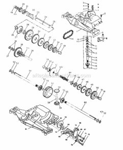 Page H Diagram and Parts List for XEL1122AR  Poulan Lawn Tractor