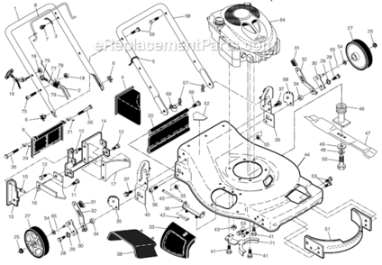 Part Location Diagram of 433050 Husqvarna 