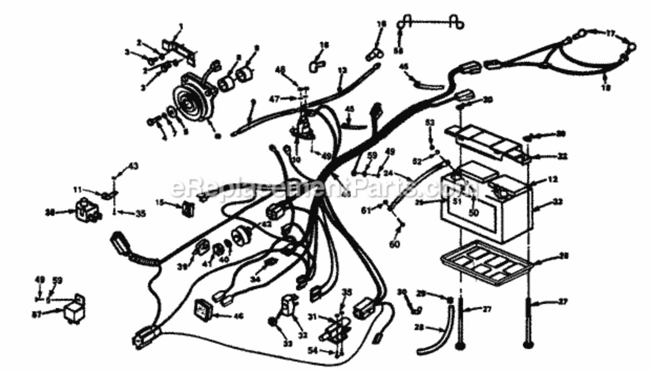 Page A Diagram and Parts List for XEG1182HAR  Poulan Lawn Tractor
