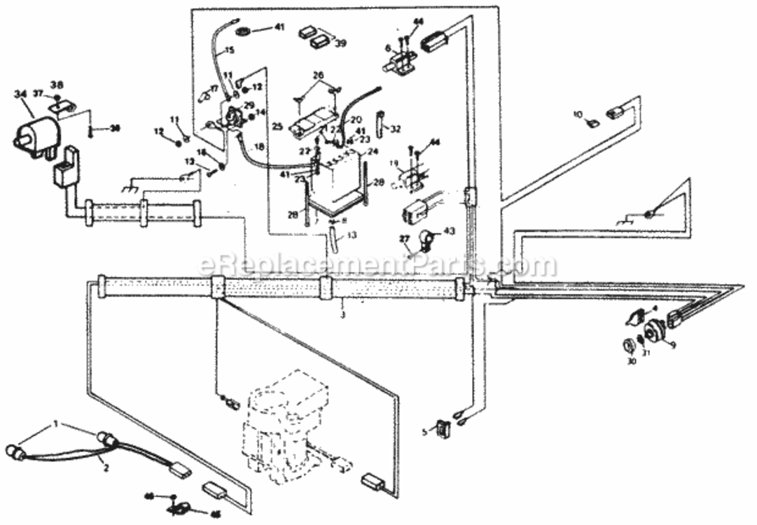 Page B Diagram and Parts List for XEL1120AR  Poulan Lawn Tractor