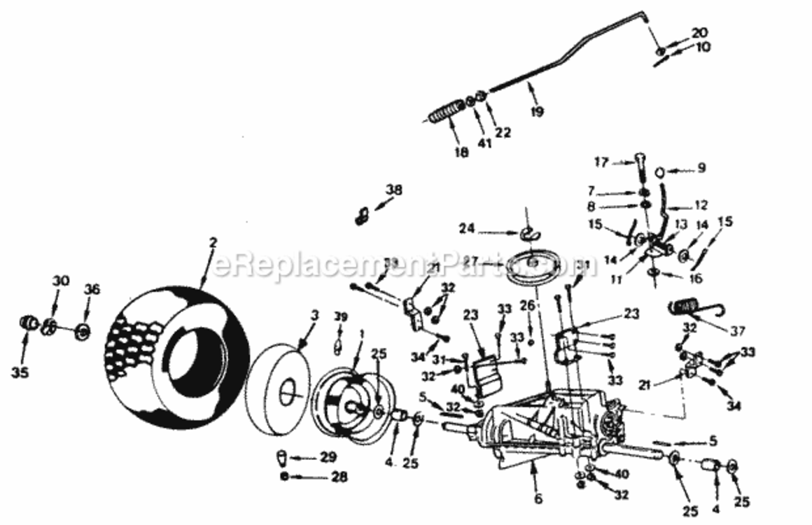 Page G Diagram and Parts List for XEL1122AR  Poulan Lawn Tractor