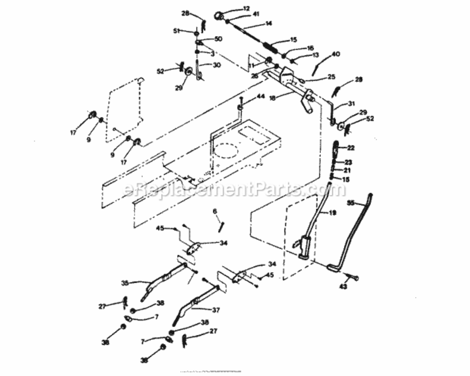 Page D Diagram and Parts List for XEY1142AR  Poulan Lawn Tractor