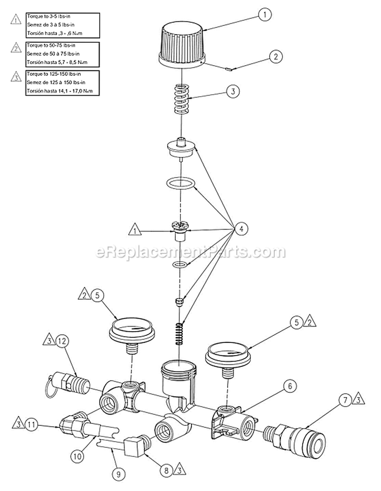 Page B Diagram and Parts List for 136424  Powermate Compressor