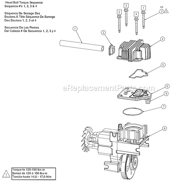 Page C Diagram and Parts List for 136424  Powermate Compressor