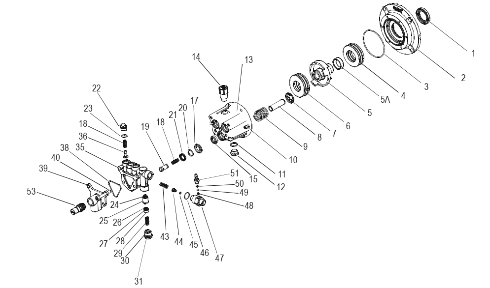Section_2 Diagram and Parts List for PW0912500  Powermate Pressure Washer