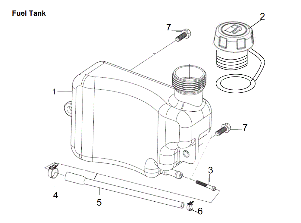 Section_19 Diagram and Parts List for PFTT140  Powermate Tiller