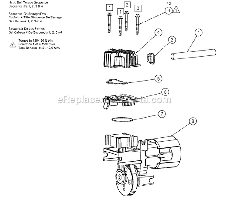 Page C Diagram and Parts List for 215914  Powermate Compressor