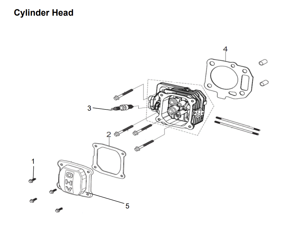 Section_10 Diagram and Parts List for PFTT140  Powermate Tiller