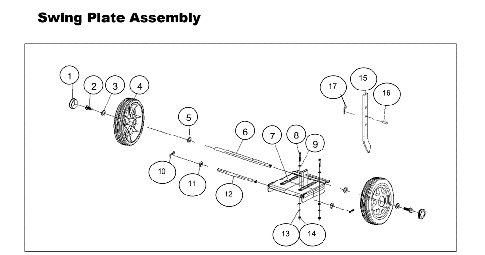 Section_4 Diagram and Parts List for PFTT140  Powermate Tiller