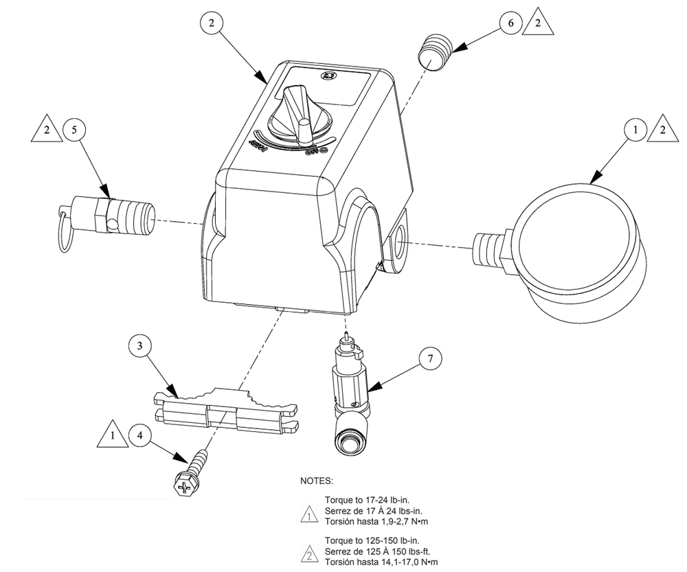 Section_3 Diagram and Parts List for LA4708065  Powermate Compressor