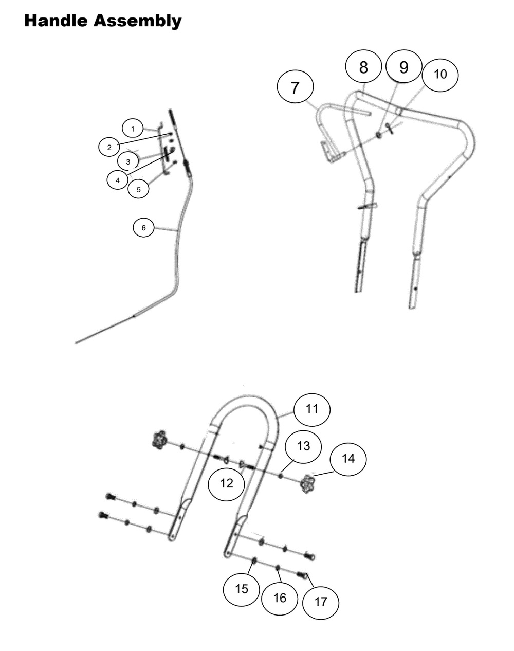 Section_3 Diagram and Parts List for PFTT140  Powermate Tiller