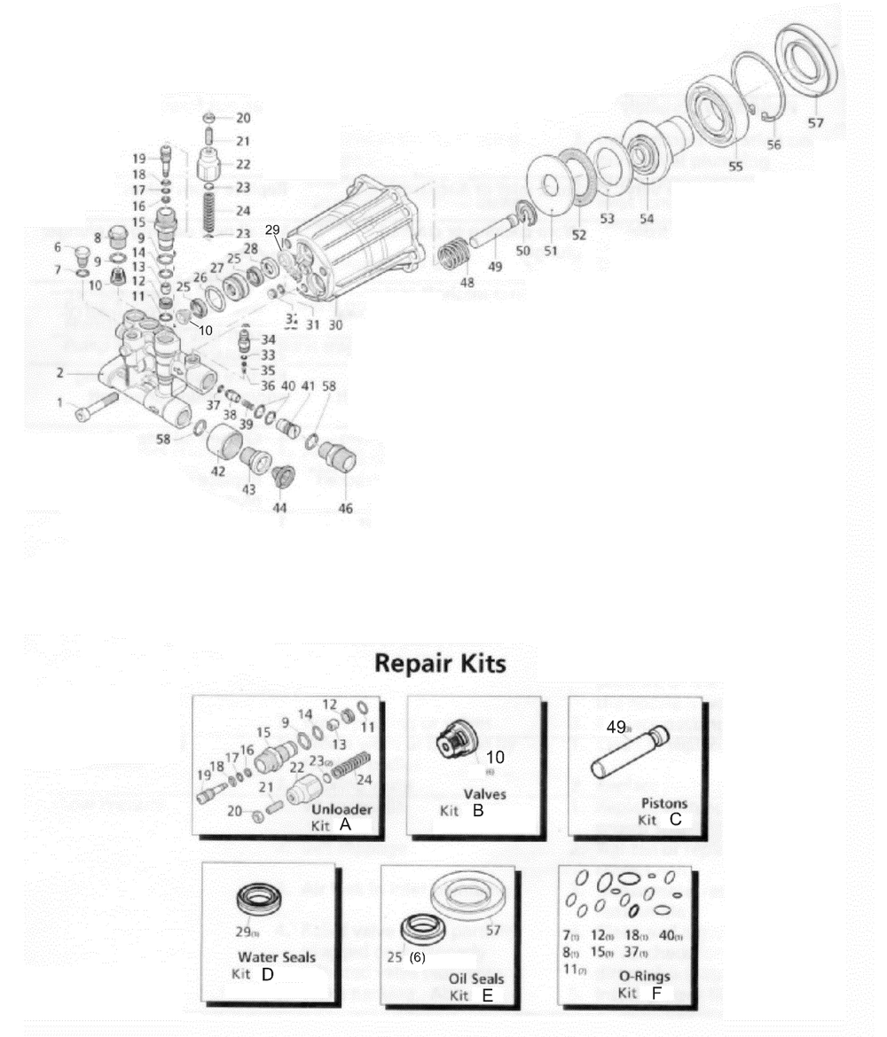 Section_2 Diagram and Parts List for PW0873000  Powermate Pressure Washer