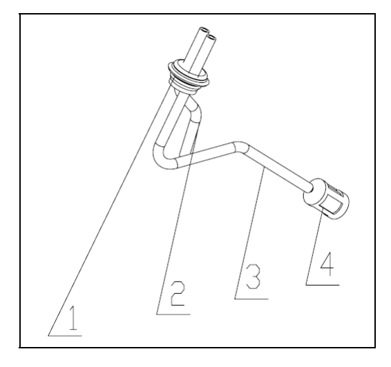 Fuel Line Kit Diagram and Parts List for PEA438  Powermate Edger