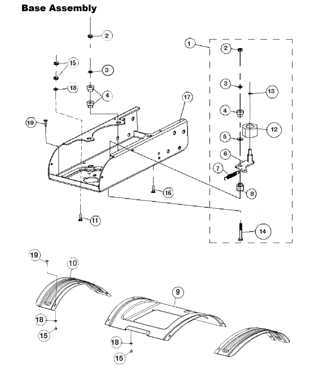 Section_6 Diagram and Parts List for PFTT1401  Powermate Tiller