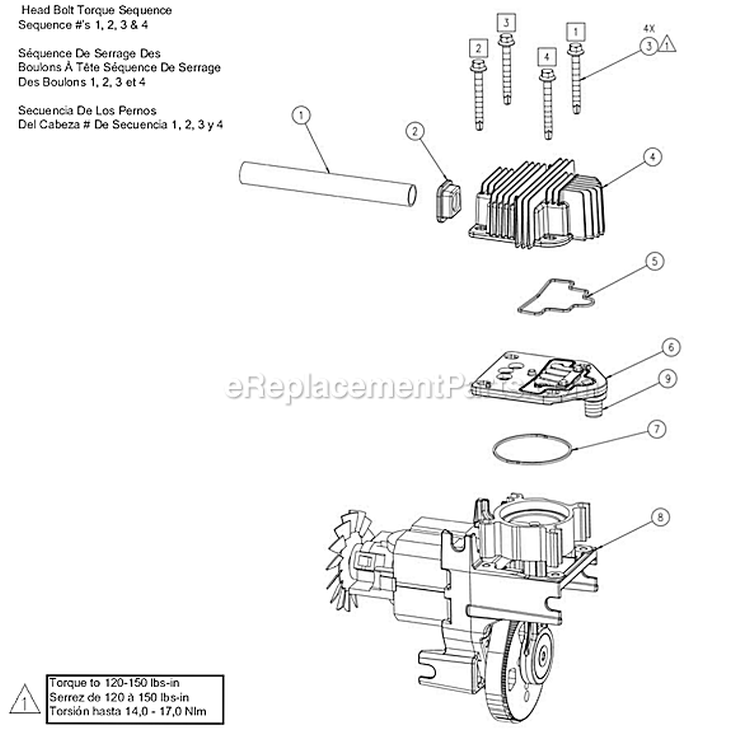 Page C Diagram and Parts List for 835-522  Powermate Compressor