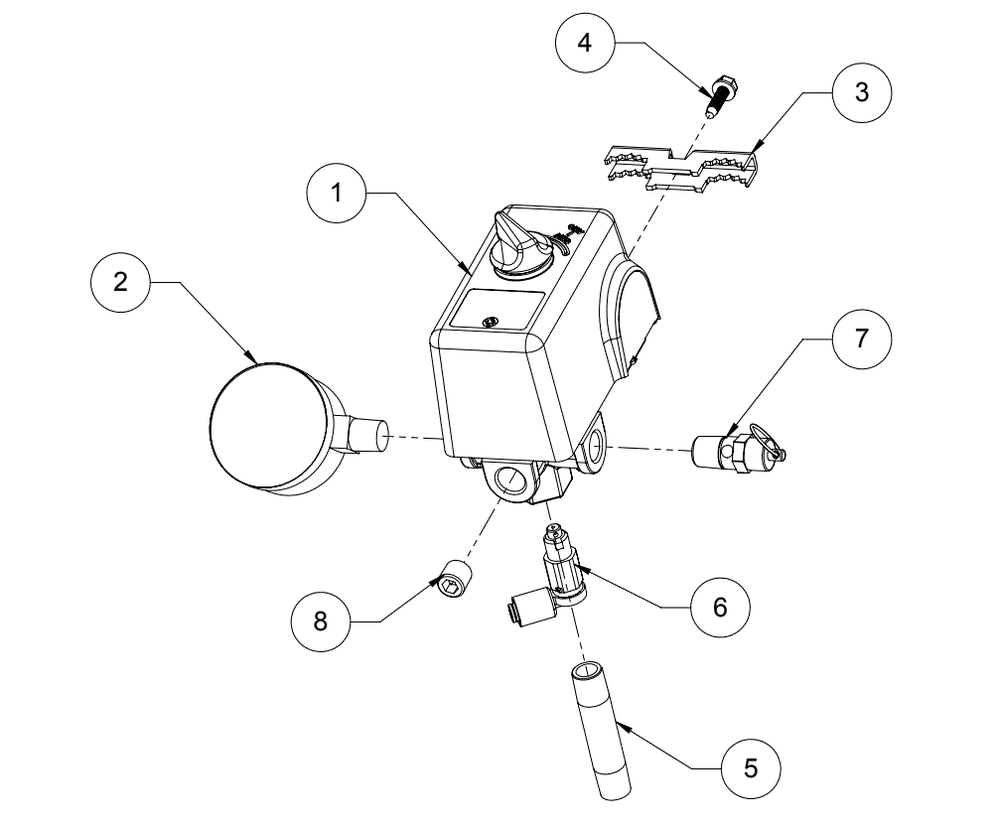 Section_3 Diagram and Parts List for V7518075  Powermate Compressor