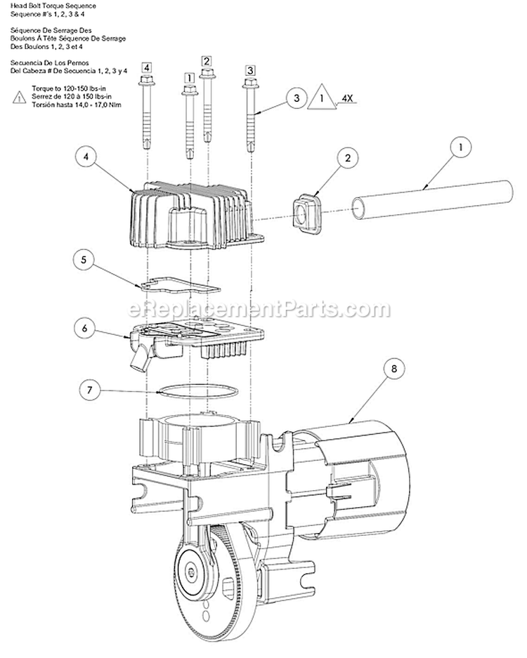 Page B Diagram and Parts List for 99007  Powermate Compressor