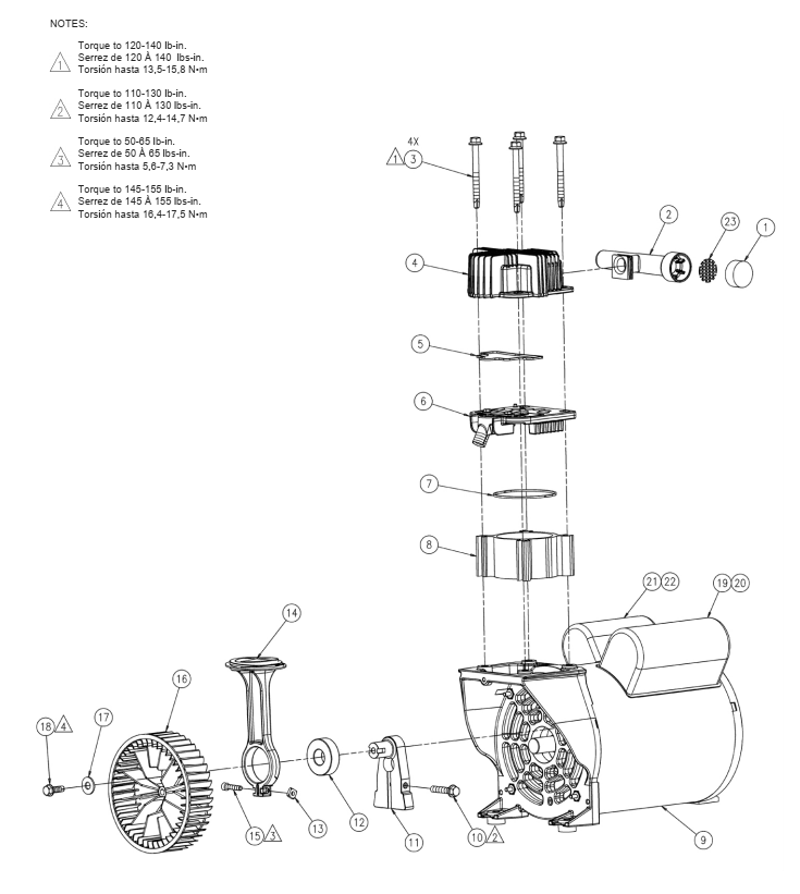 Section_2 Diagram and Parts List for SPA0601512  Powermate Compressor