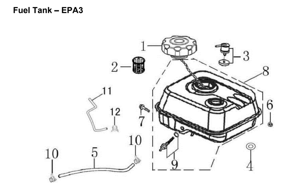 Section_17 Diagram and Parts List for PRTT196E1  Powermate Tiller