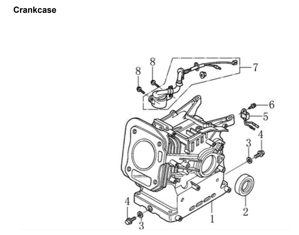 Section_8 Diagram and Parts List for PRTT196E1  Powermate Tiller