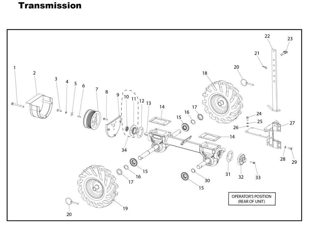 Section_5 Diagram and Parts List for PRTT212  Powermate Tiller