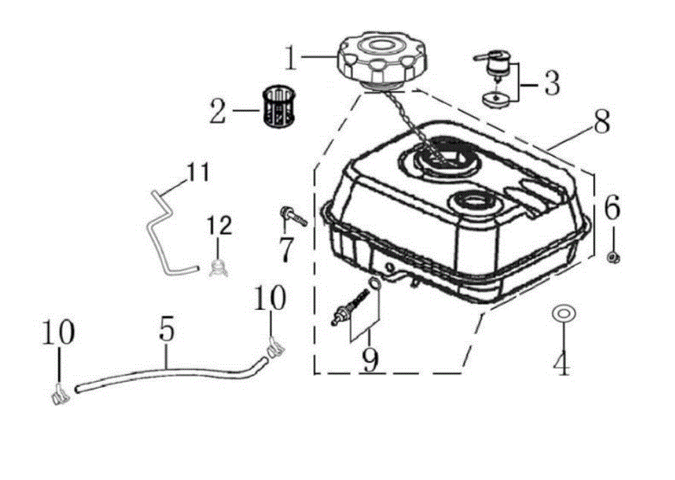 Section_17 Diagram and Parts List for PRTT196E  Powermate Tiller