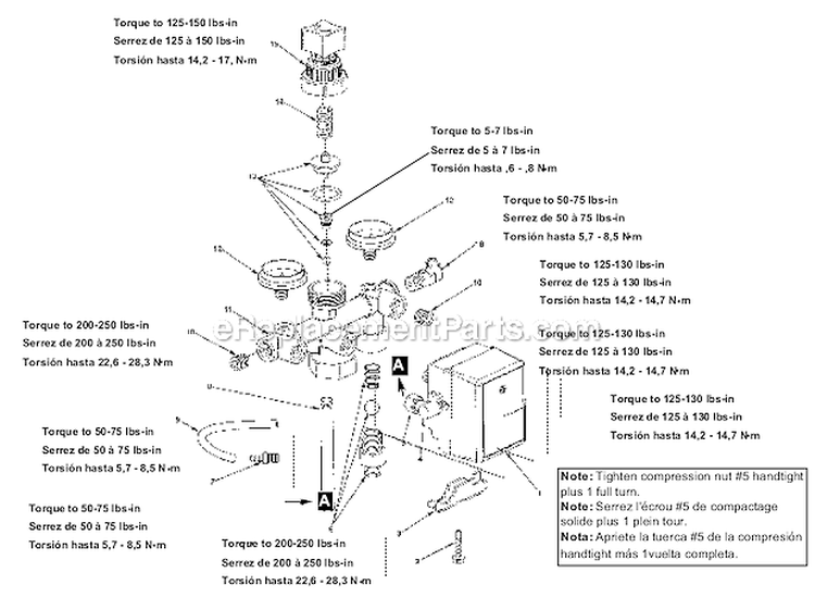 Page B Diagram and Parts List for CL0502710  Powermate Compressor