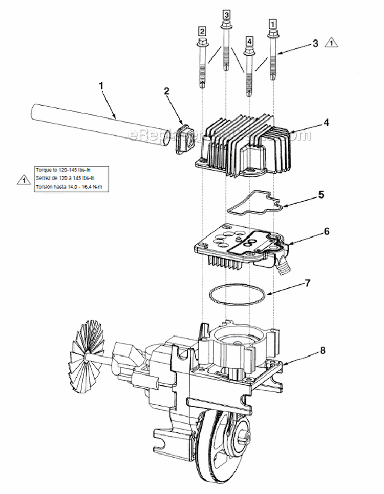 Page C Diagram and Parts List for CL0551109  Powermate Compressor