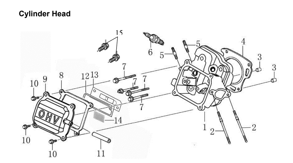Section_7 Diagram and Parts List for PRTT196E1  Powermate Tiller