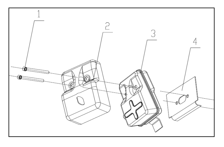Muffler Kit Diagram and Parts List for PEA438  Powermate Edger