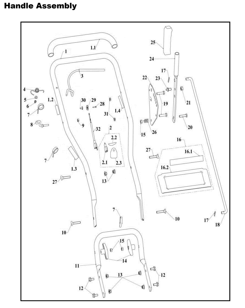 Section_9 Diagram and Parts List for PWLE07991  Powermate Edger