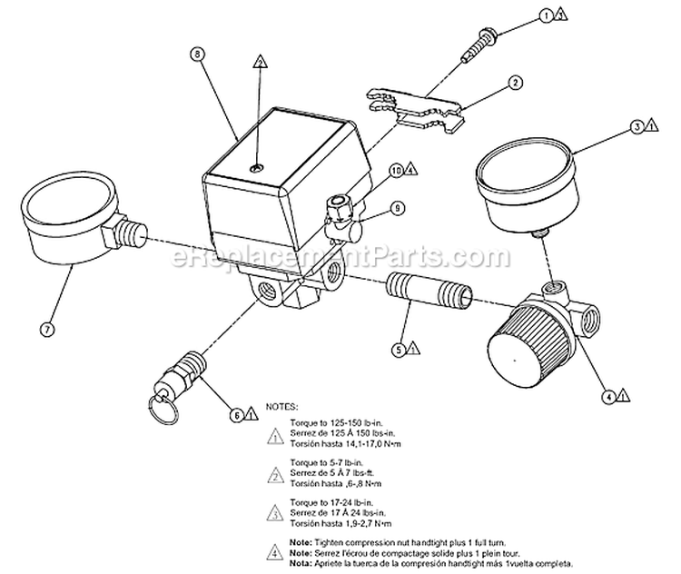 Page C Diagram and Parts List for L0503013  Powermate Compressor