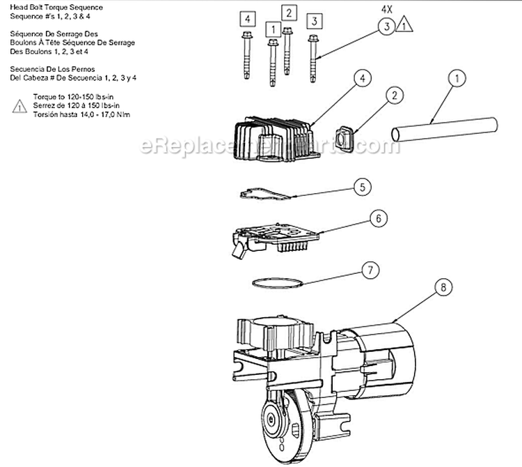 Page C Diagram and Parts List for LA1582409  Powermate Compressor