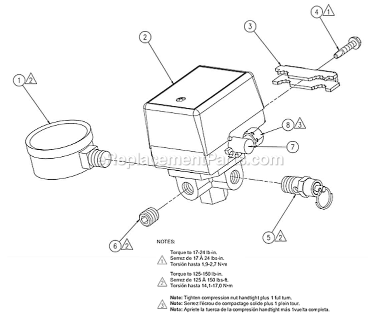 Page C Diagram and Parts List for LA3606056  Powermate Compressor