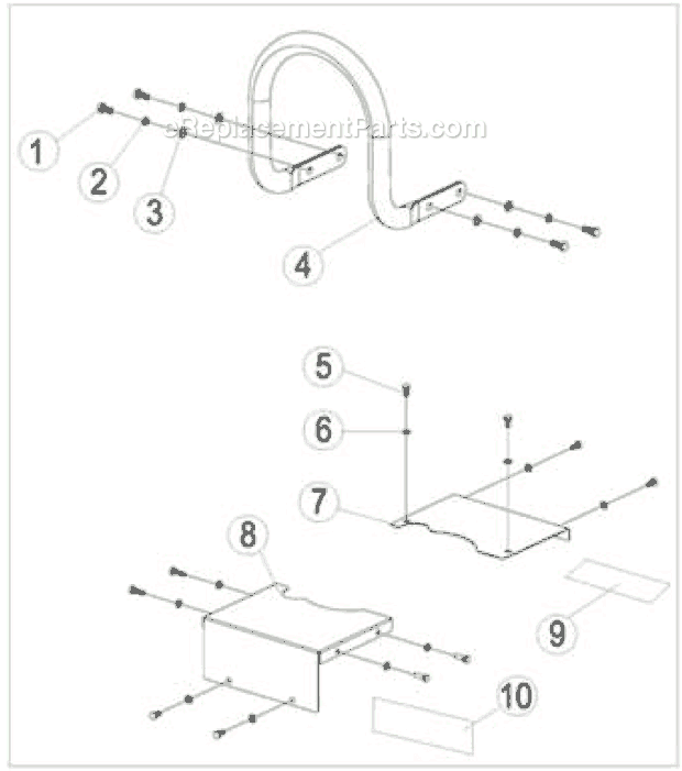 Page G Diagram and Parts List for P-FTT-160MD  Powermate Tiller