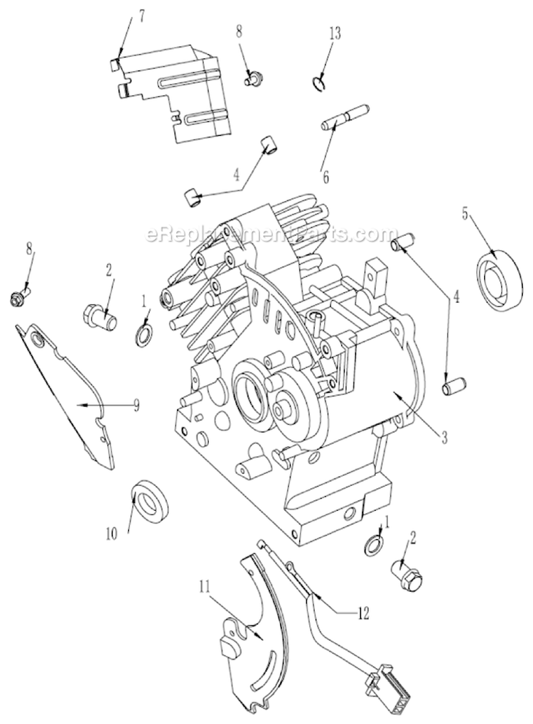 Page R Diagram and Parts List for P-WLE-0799-F2N  Powermate Edger