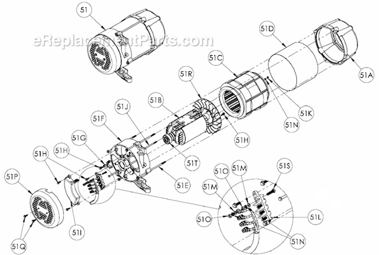 Page B Diagram and Parts List for PM011600001  Powermate Generator