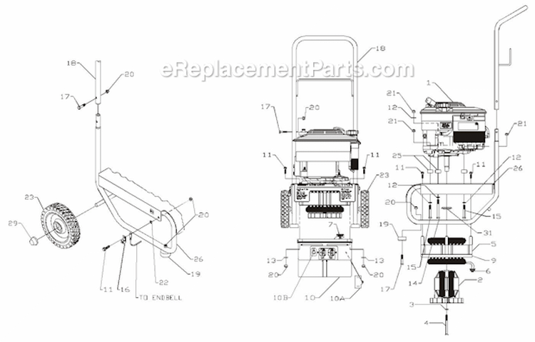 Page A Diagram and Parts List for PM042250502  Powermate Generator