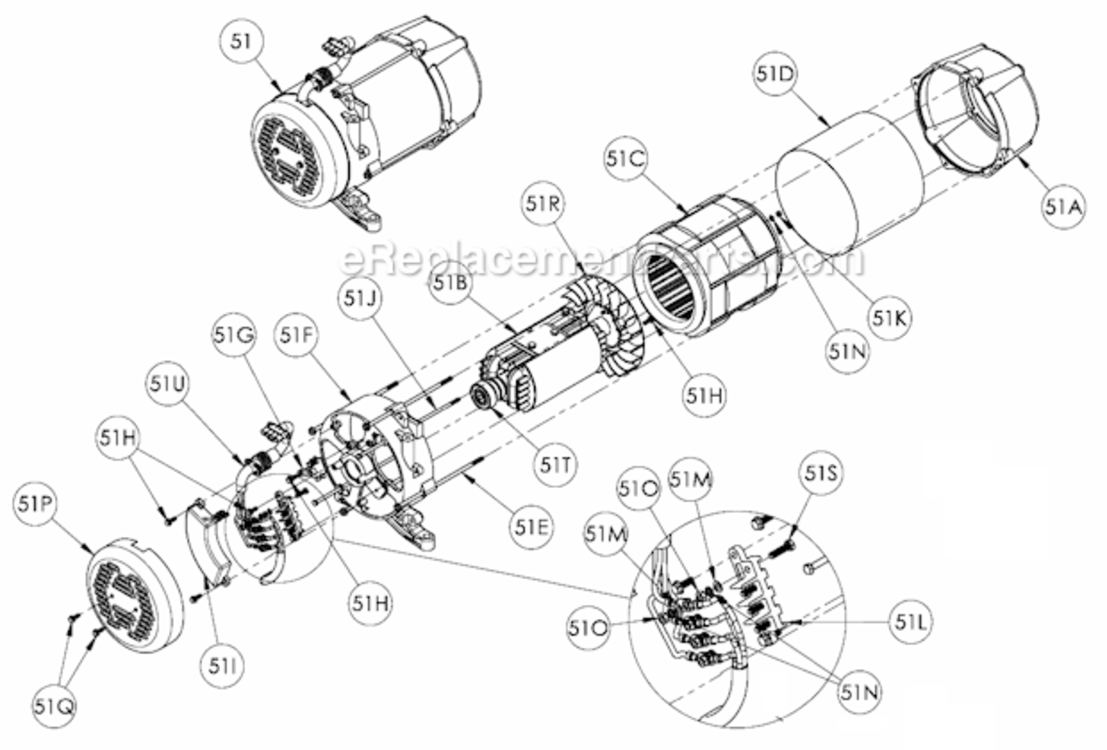 Page B Diagram and Parts List for PM0606750  Powermate Generator