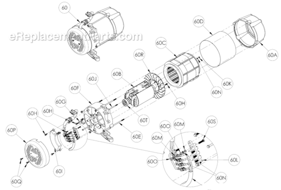 Page C Diagram and Parts List for PM0676800  Powermate Generator