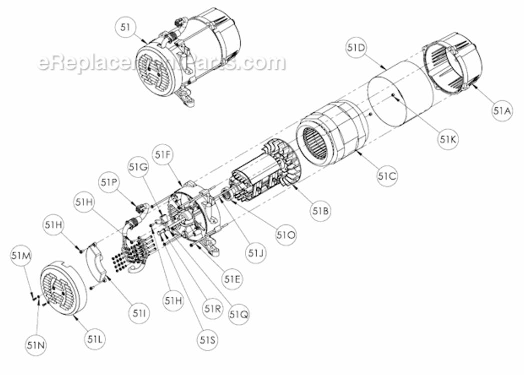 Page B Diagram and Parts List for PMA52530203  Powermate Generator