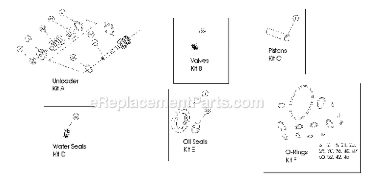 Pump Diagram and Parts List for PW0102405  Powermate Pressure Washer