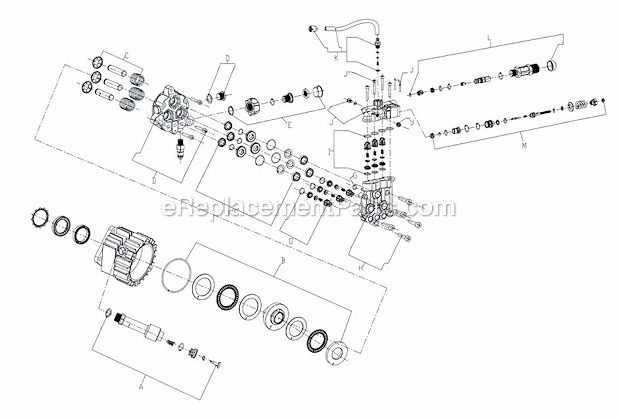 Pump Kits Diagram and Parts List for PW0872402  Powermate Compressor