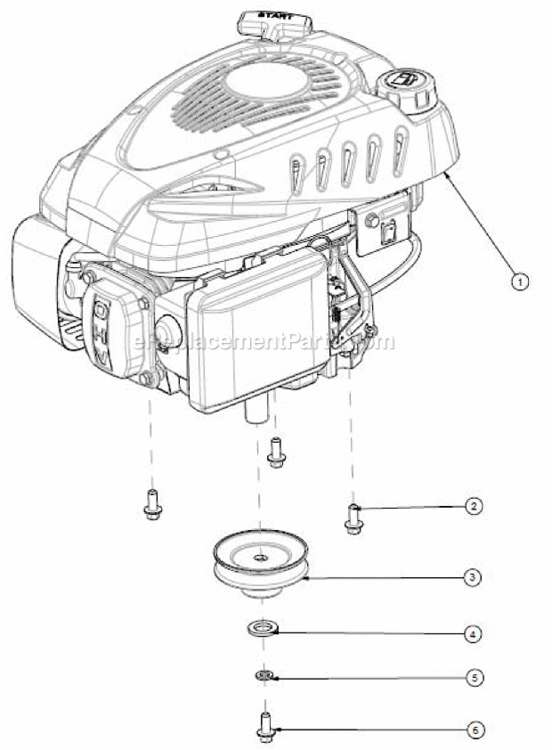 Page B Diagram and Parts List for PWFT14022  Powermate Trimmer