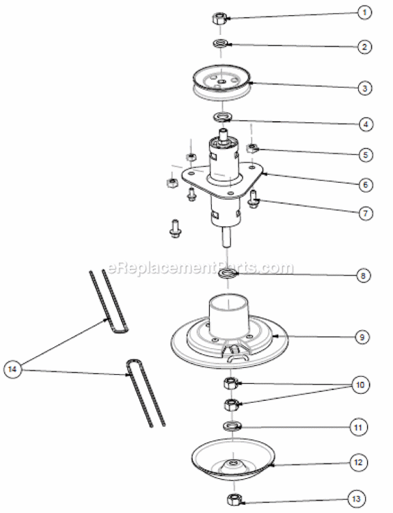 Page F Diagram and Parts List for PWFT14022  Powermate Trimmer