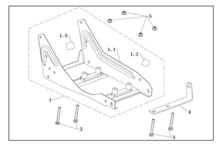 Frame Assembly Diagram and Parts List for P-WLE-1639  Powermate Edger