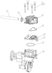 Section_3 Diagram and Parts List for VLH158260901  Powermate Compressor