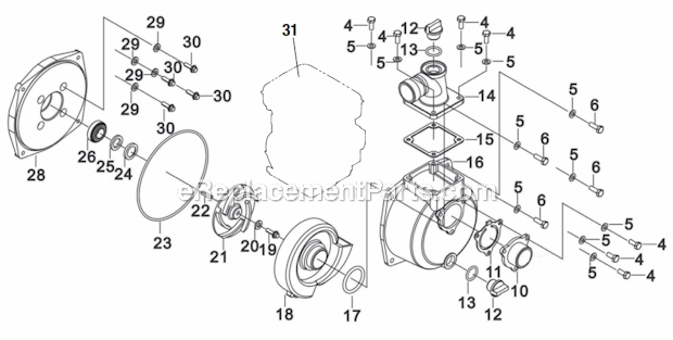 Page A Diagram and Parts List for PP0100365  Powermate Generator
